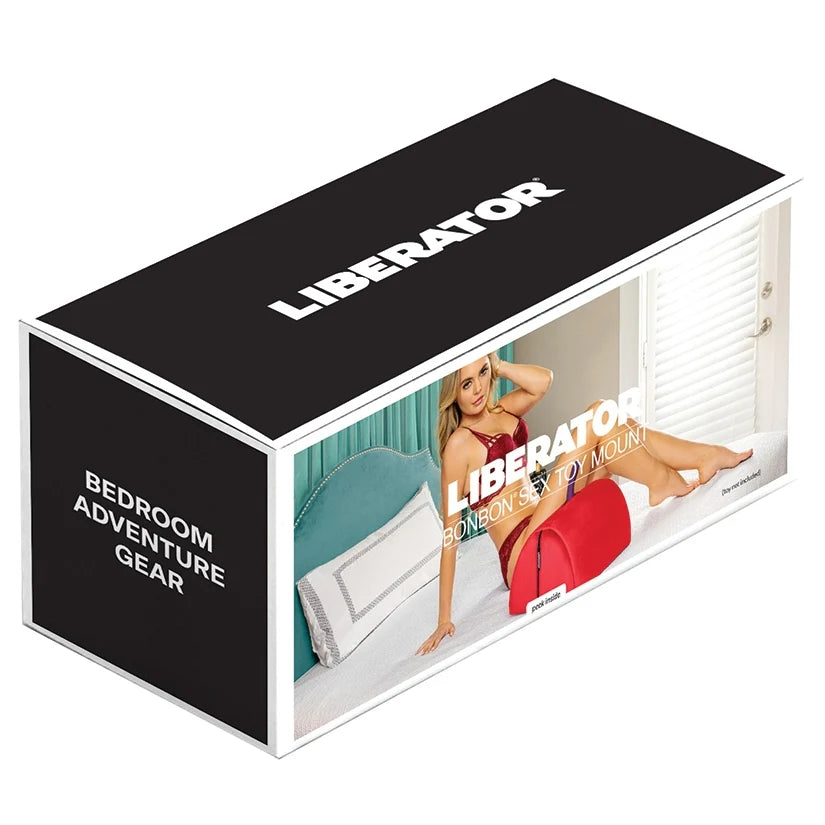Liberator Bonbon Sex Toy Mount in Microvelvet Flame