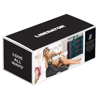 Liberator Hipster Sex Pillow in Black Velvish
