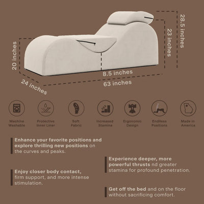 Esse Lounger Original Tantric Chair by Liberator Microvelvet Black