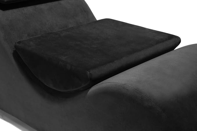 Esse Lounger Original Tantric Chair by Liberator Microvelvet Black