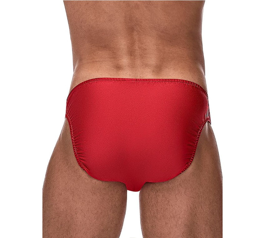 Pouchless Brief With C-Ring, Red, One Size