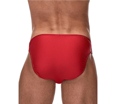 Pouchless Brief With C-Ring, Red, One Size