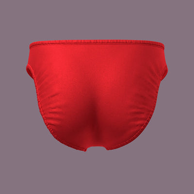 Pouchless Brief With C-Ring, Red, One Size
