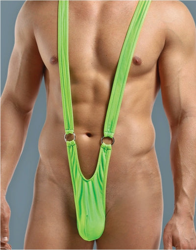 Euro-Male Spandex Ring Sling in Lime Green - L/XL