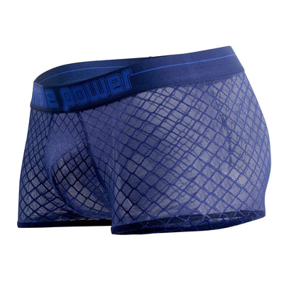 Diamond Mesh Mini Shorts Boxer Briefs, Navy