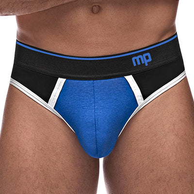 Retro Sport Panel Thong, Blue