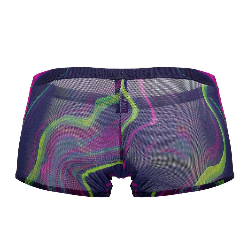 Galactic Sheer Mini Short Printed, Purple, XL