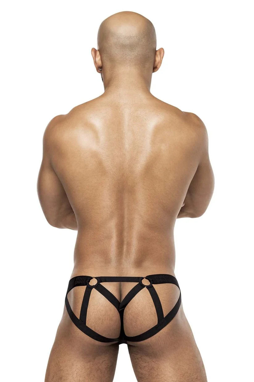 Galactic Sheer Strappy Ring Jock, Purple, L/XL