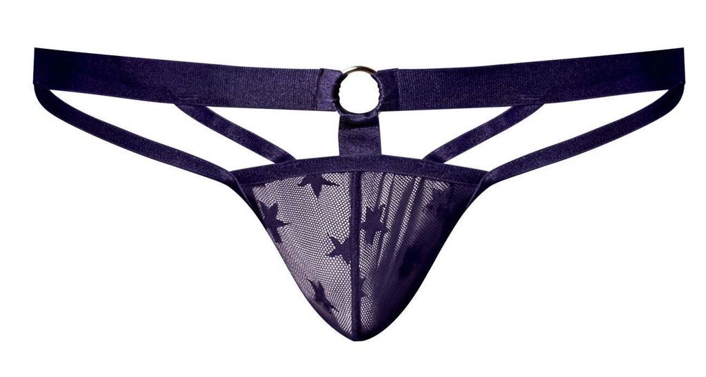 Lovestar Thong with Ring by Male Power in Purple S/M