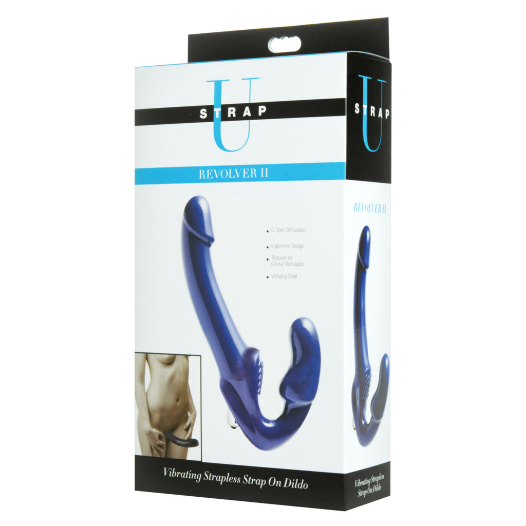 Strap U Revolver II Strapless Strap-On – Blue