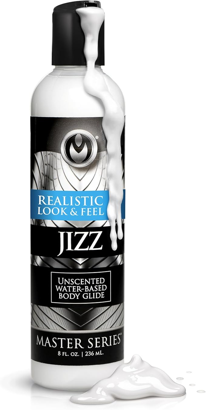 Jizz Unscented Water-Based Body Glide White Lube 8oz