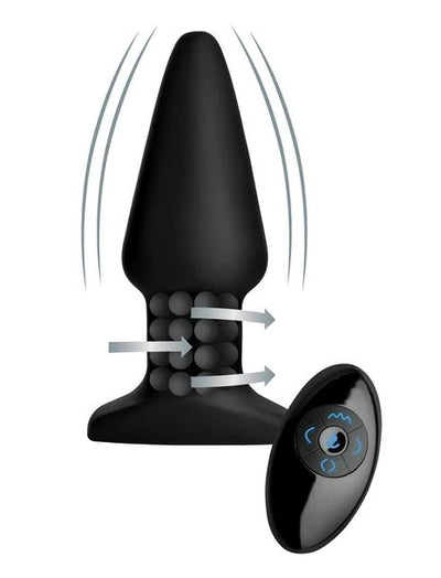 Model R Smooth Vibrating Rimming Butt Plug With Remote Control Model R Smooth Vibrating Rimming Butt Plug With Remote Control