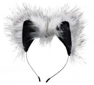 Tailz Grey Wolf Tail Anal Plug And Ears Set