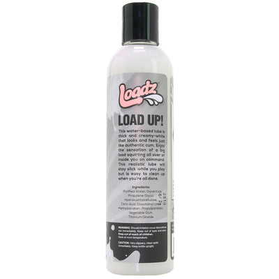 Loadz Cum Load Unscented Water-Based Semen Lube - 8 oz