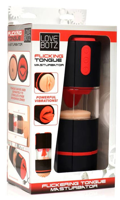 Love Botz Flicking Tongue Male Masturbator