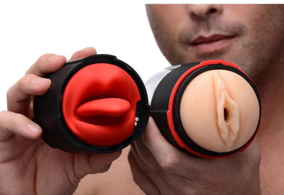 Love Botz Flicking Tongue Male Masturbator