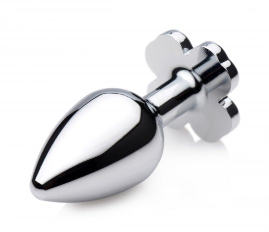 Lucky Four-Leaf Clover Gem Small Anal Butt Plugin Green