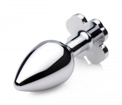 Lucky Four-Leaf Clover Gem Small Anal Butt Plugin Green