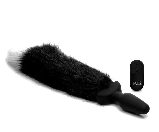 Tailz Waggerz Moving And Vibrating Fox Tail Anal Plug Tailz Waggerz Moving And Vibrating Fox Tail Anal Plug