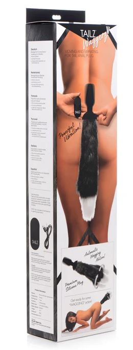 Tailz Waggerz Moving And Vibrating Fox Tail Anal Plug
