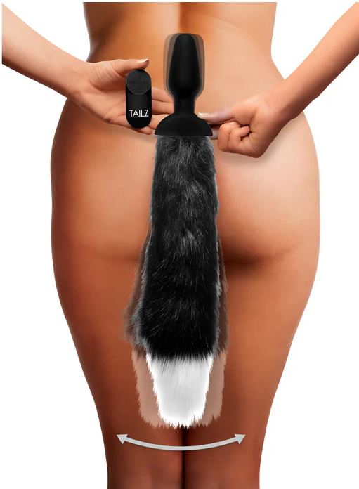 Tailz Waggerz Moving And Vibrating Fox Tail Anal Plug