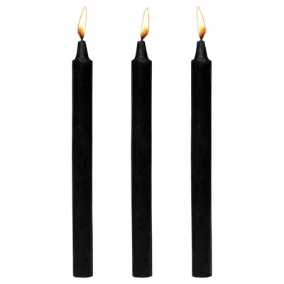 Master Series Dark Drippers Candles 3 Pack - Black