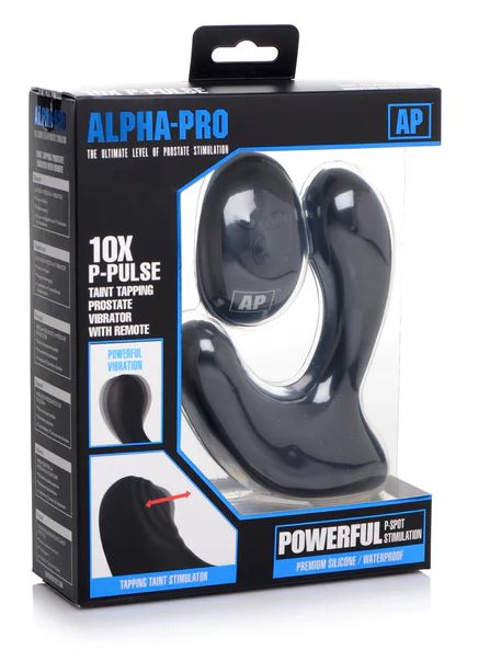 Alpha-Pro 10X P-Pulse Taint Tapping Silicone Prostate Stimulator