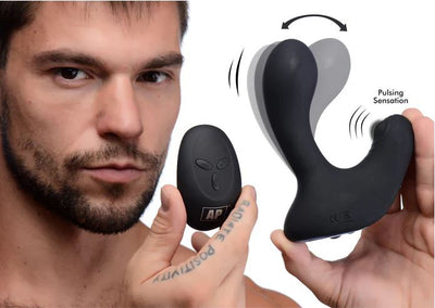 Alpha-Pro 10X P-Pulse Taint Tapping Silicone Prostate Stimulator