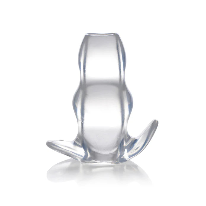 Clear View Hollow Anal Plug in Large