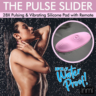 Pulse Slider Pulsing & Vibrating Silicone Grinder Pad w/ Remote