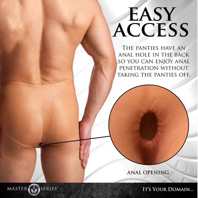 Small Pussy Panties Silicone Vagina & Ass Panties by Master Series