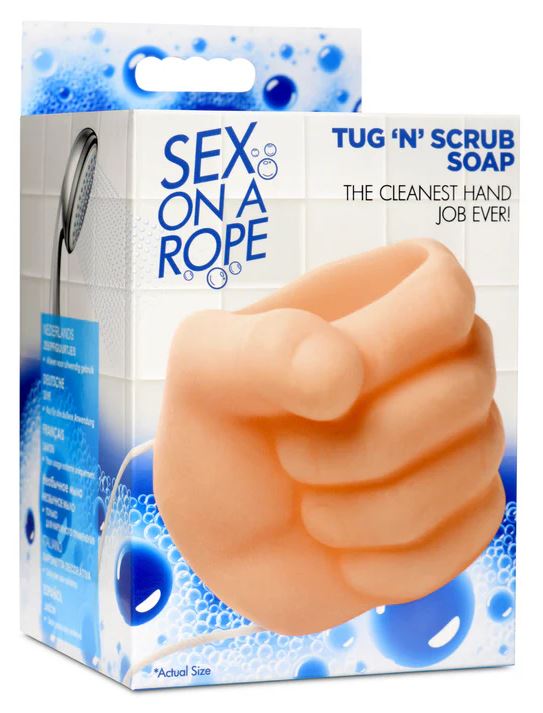 Sex On A Rope Tug N' Scrub Lightly Scented Soap