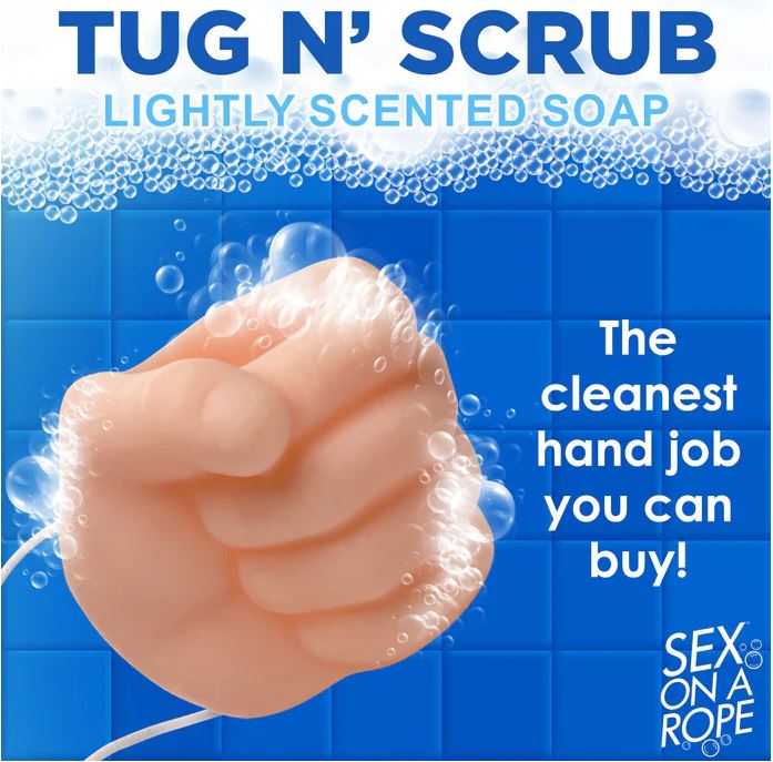 Sex On A Rope Tug N' Scrub Lightly Scented Soap