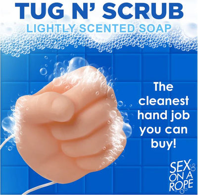 Sex On A Rope Tug N' Scrub Lightly Scented Soap