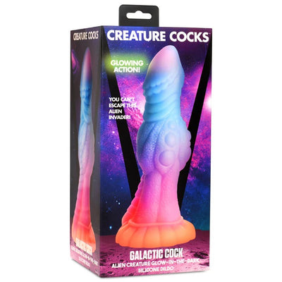 GALACTIC COCK ALIEN CREATURE GLOW-IN-THE-DARK DILDO