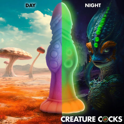 GALACTIC COCK ALIEN CREATURE GLOW-IN-THE-DARK DILDO