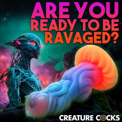 ALIEN INVADER GLOW-IN-THE-DARK DILDO