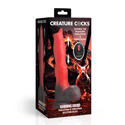 Ramming Hound Thrusting Silicone Dildo