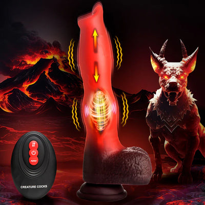 Ramming Hound Thrusting Silicone Dildo