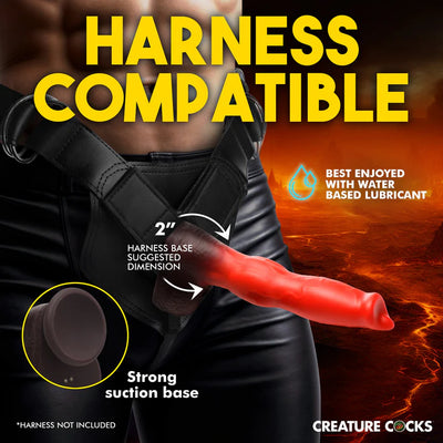 Ramming Hound Thrusting Silicone Dildo