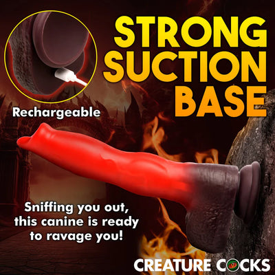 Ramming Hound Thrusting Silicone Dildo