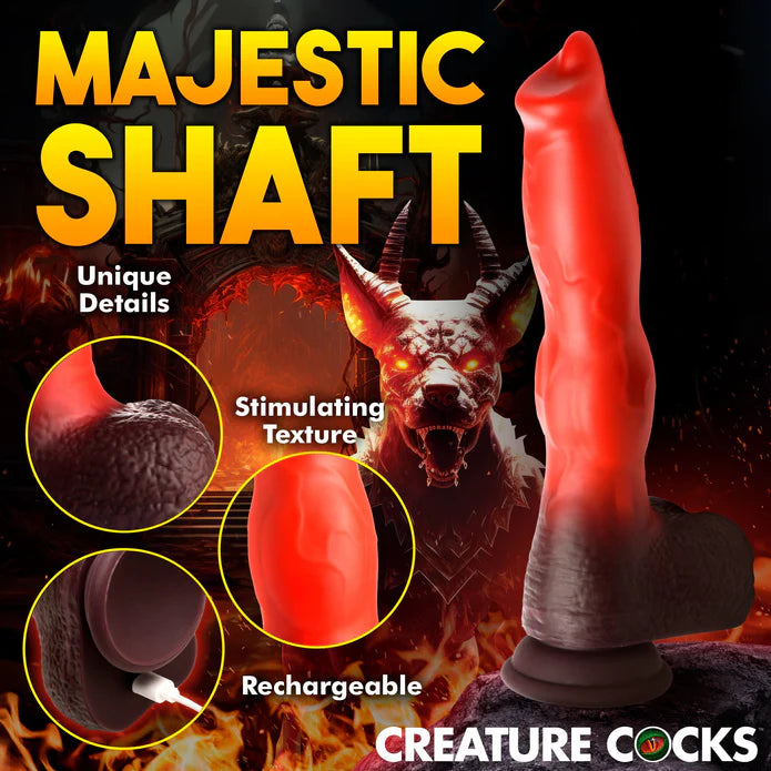 Ramming Hound Thrusting Silicone Dildo