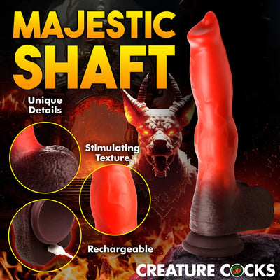 Ramming Hound Thrusting Silicone Dildo