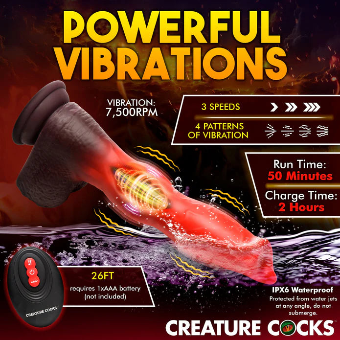 Ramming Hound Thrusting Silicone Dildo