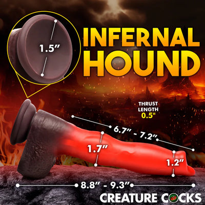 Ramming Hound Thrusting Silicone Dildo