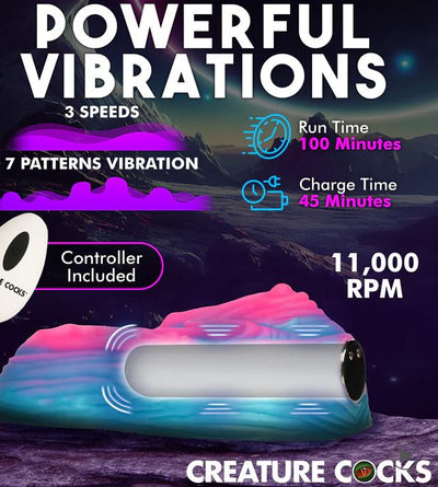 Vulvaron Vibrating Silicone Grinder with Remote by Creature Cocks