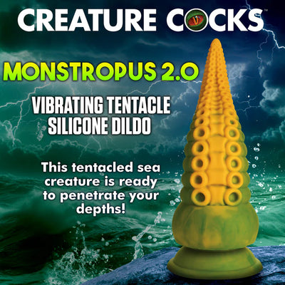 Monstropus 2.0 Vibrating Silicone Tentacle Dildo