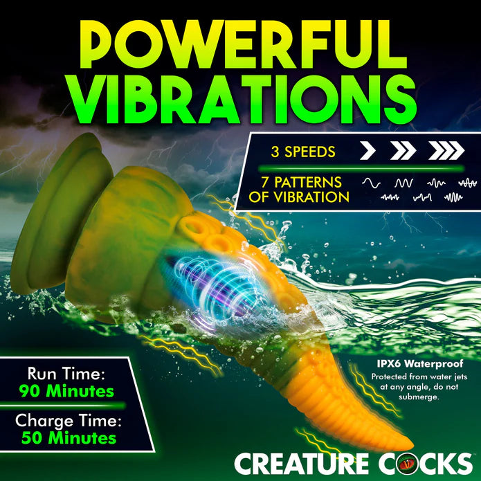 Monstropus 2.0 Vibrating Silicone Tentacle Dildo