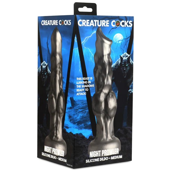 NIGHT PROWLER SILICONE DILDO - LARGE