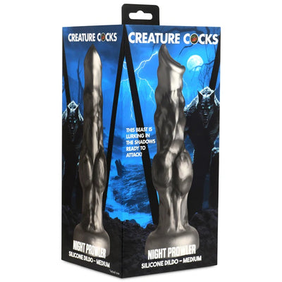 NIGHT PROWLER SILICONE DILDO - LARGE